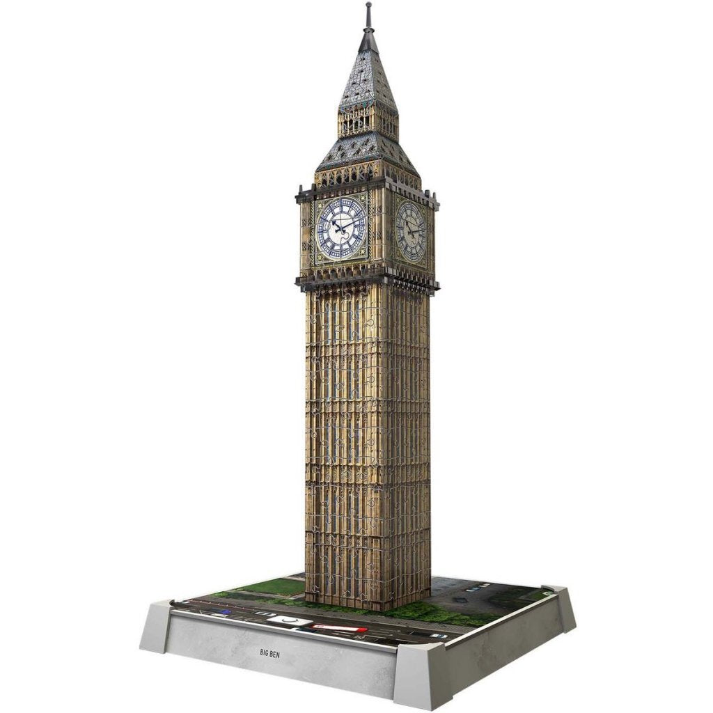 Ravensburger 3D Puzzle Big Ben + Light 216 Pieces - Iconic London Landmark