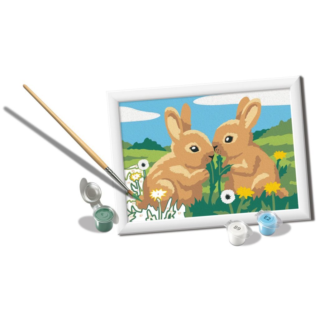 Ravensburger CreArt Paint by Numbers Happy Bunny Friends