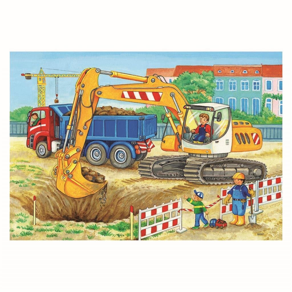 Ravensburger Puzzle Construction Site and Farm 2x12 Pieces