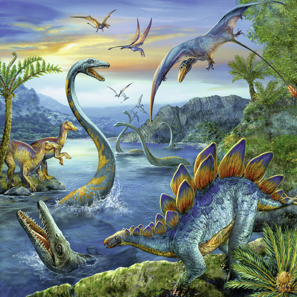 Ravensburger 3 Dinosaur Puzzles 3x49 Pieces