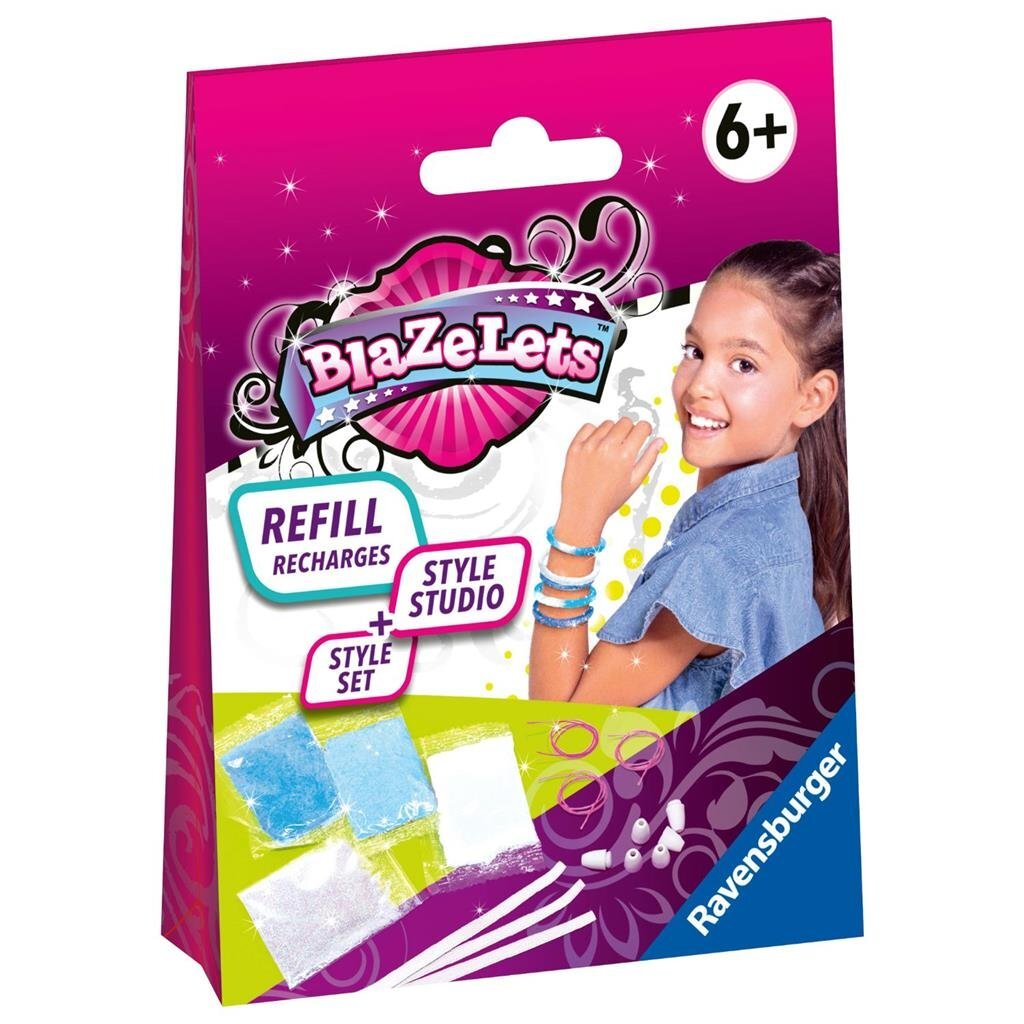Ravensburger Blazelets Refill Blue - For Making Bracelets - Age 6+