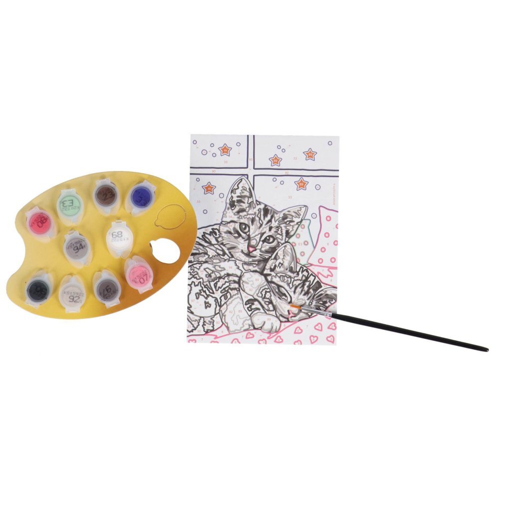 Ravensburger CreArt Paint by Numbers Sleeping Cats Glitter - Suitable for Ages 11+