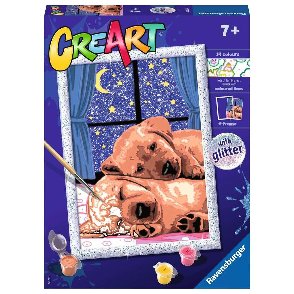 Ravensburger CreArt Paint by Numbers Sleep Well - Suitable for Ages 7+