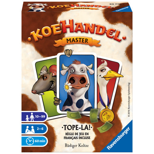 Ravensburger Cow Trading Master Game for 2-6 Players, Ages 10+