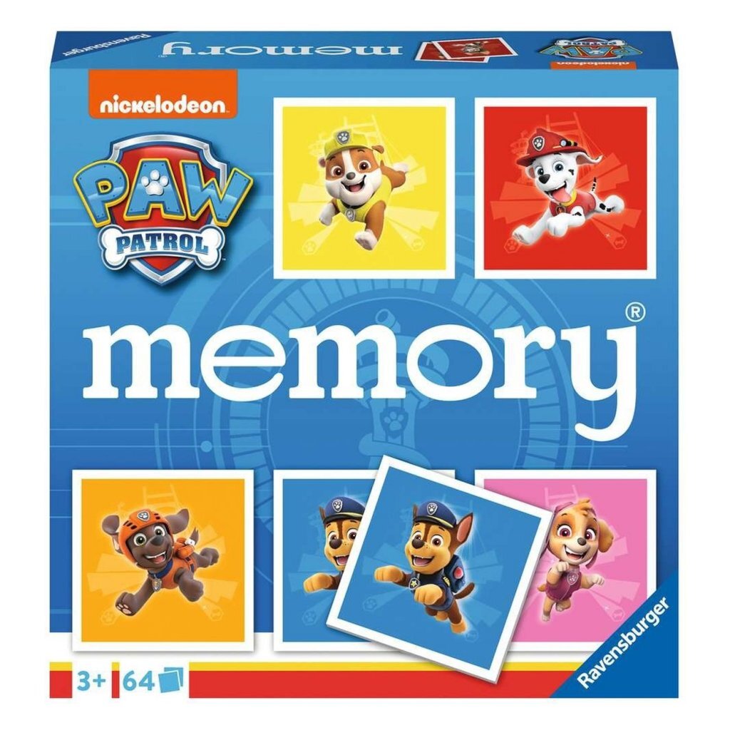 Ravensburger Memory Paw Patrol 64 Cards for Children 3 Years and Up