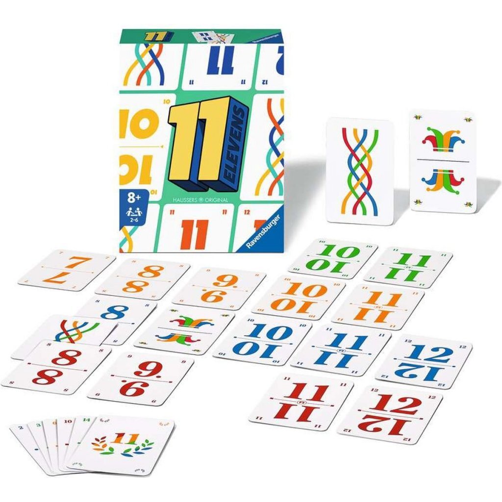 Ravensburger Elevens Card Game for 2-6 Players Ages 8+