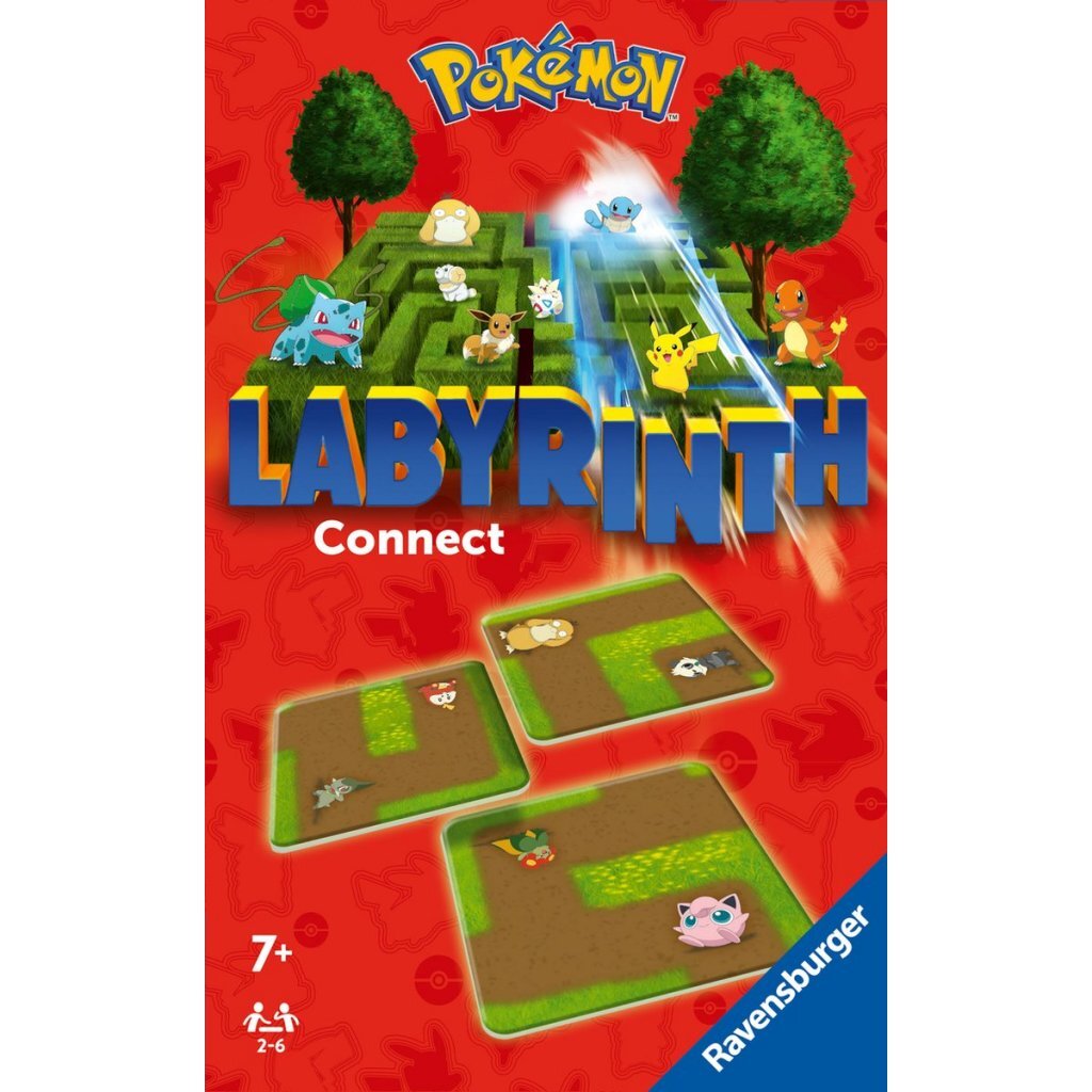 Ravensburger Pokémon Labyrinth Pocket Game - Family Fun for Ages 7+
