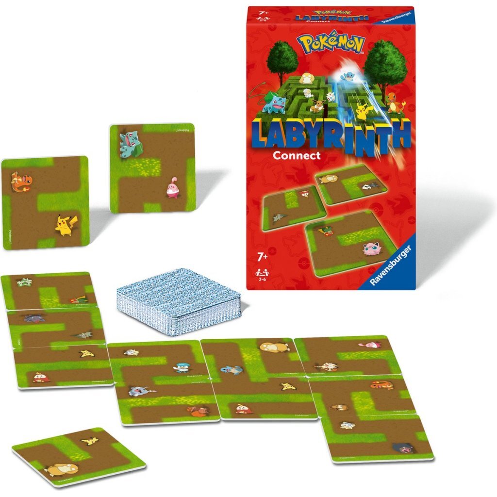 Ravensburger Pokémon Labyrinth Pocket Game - Family Fun for Ages 7+
