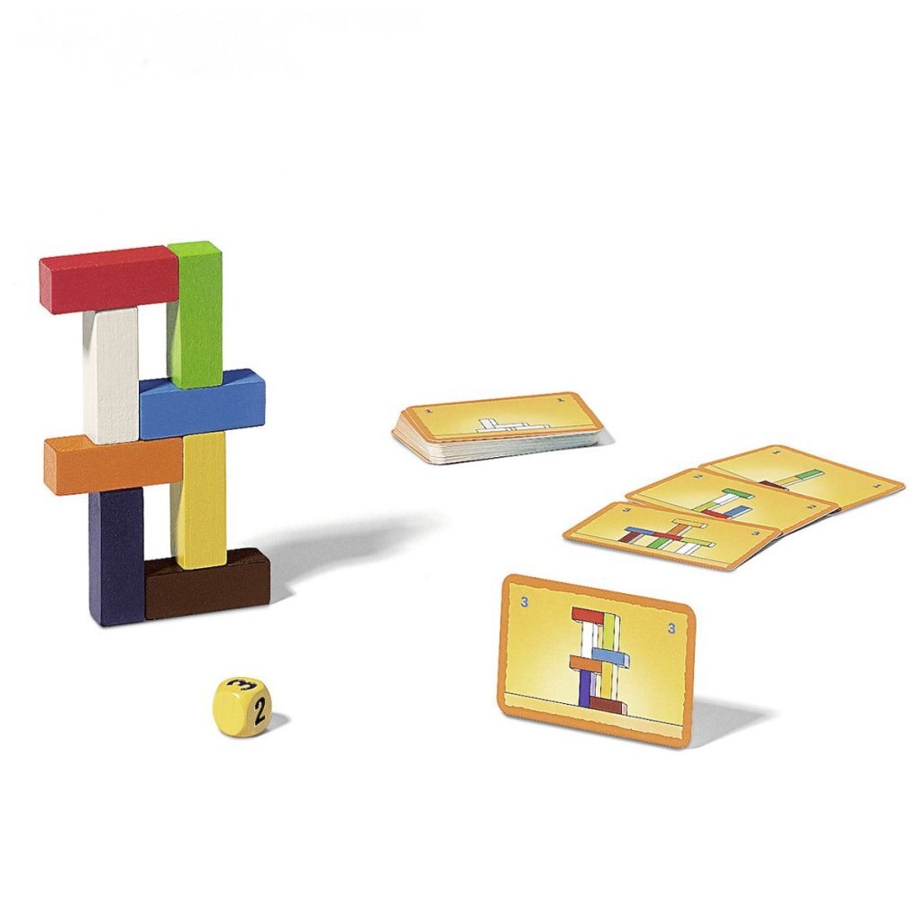 Ravensburger Make and Break Pocket - Building Game for 2-4 Players - 30 Challenges Included
