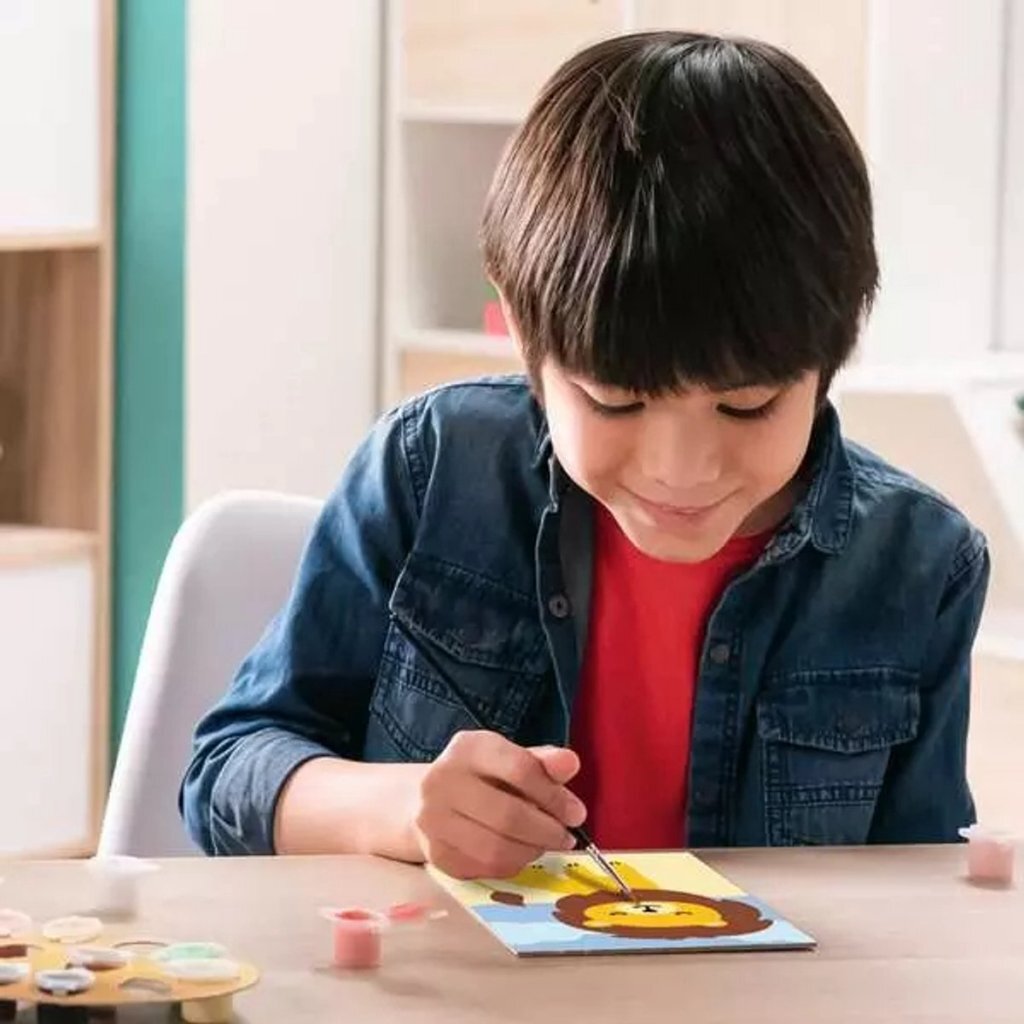 Ravensburger CreArt Paint by Number Wild Lion - 10 Colors - Suitable for Ages 7+