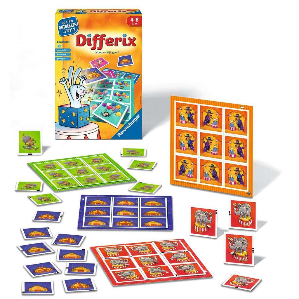 Ravensburger Differix Game - Play, Discover and Learn for Ages 4+