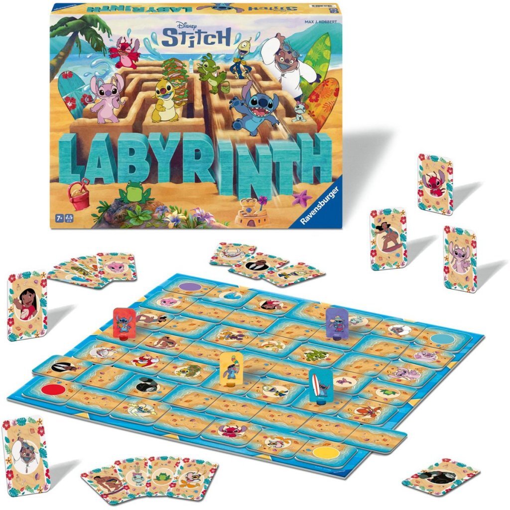 Ravensburger Labyrinth Disney Stitch Interactive Game for Children 7 Years and Up
