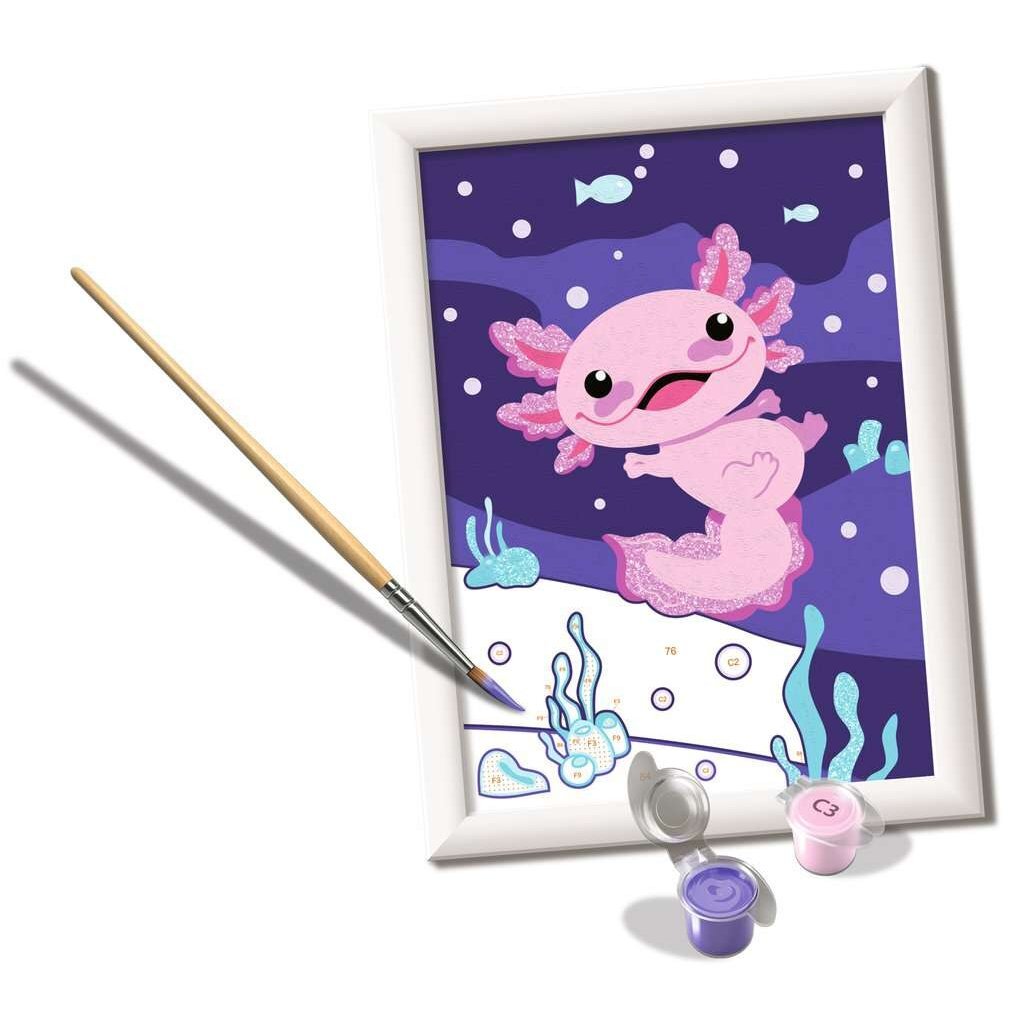 Ravensburger CreArt Paint by Numbers Axolotl - Suitable for Ages 7+