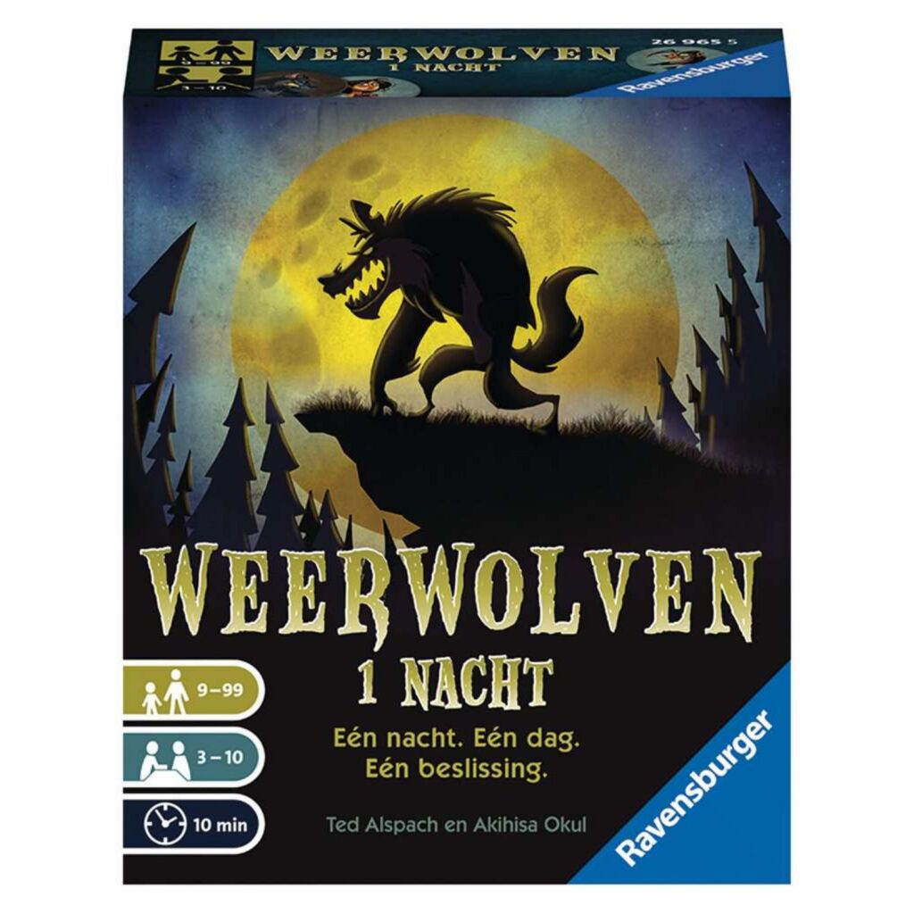 Ravensburger Werewolves 1 Night Game for 3-10 Players Ages 9+