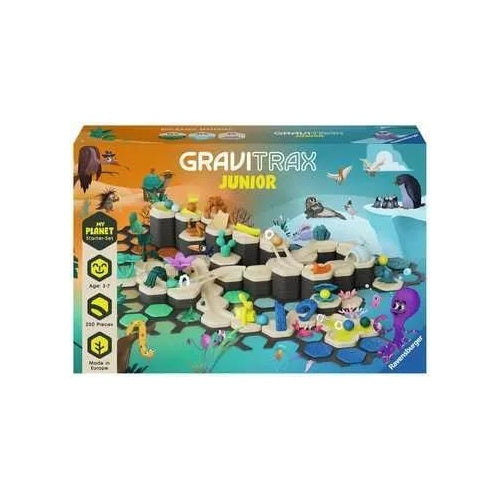 Ravensburger GraviTrax Junior Starter-Set XXL Planet Spielzeug-Murmelbahn (27059) afbeelding 1