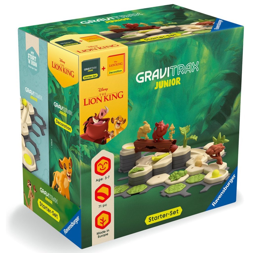 GraviTrax Junior The Lion King Marble Run Set