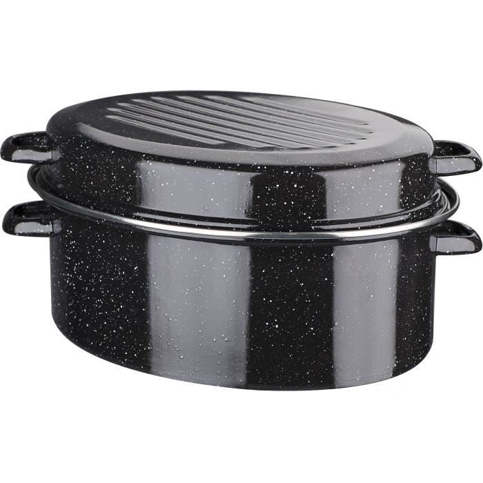 Cocotte acier émaillé - GSW - Daubiere Email - 32 cm - Ovale - Induction afbeelding 1