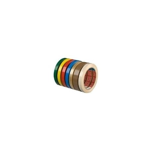 tesa Verpackungsklebeband 4204, 19 mm x 33 m, transparent aus PVC, mit Naturkautschukkleber, ideal zum Verschließen - 8 Stück (04204-00004-00) afbeelding 1