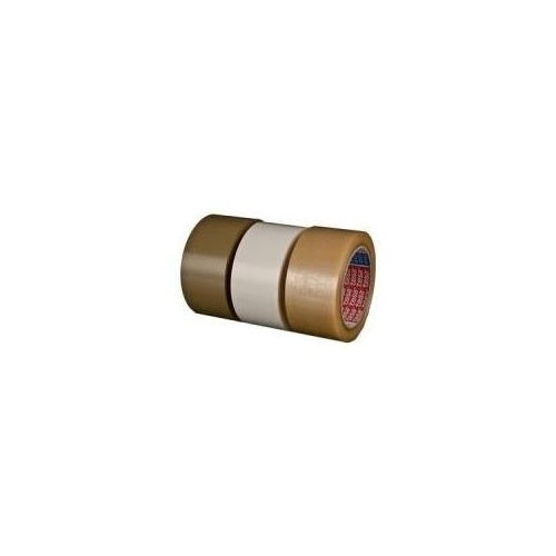 tesapack Verpackungsklebeband 4124, aus PVC, 19 mm x 66 m extrem reißfest, klebstark, Klebemasse aus naturkautschuk (4124-10) afbeelding 1