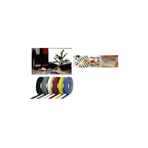 tesa Gewebeband, 19 mm x 50 m, rot hoch wetterfest, reißfest, aber von Hand einreißbar (57230-00004-01) afbeelding 1