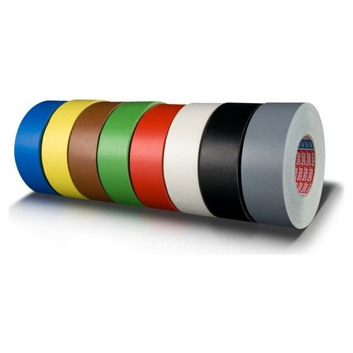 tesa Gewebeband 4651 Premium, 25 mm x 50 m, grau Kunststoffbeschichtung aus 148 mesh Zellwollgewebeträger und (04651-00535-00) afbeelding 1