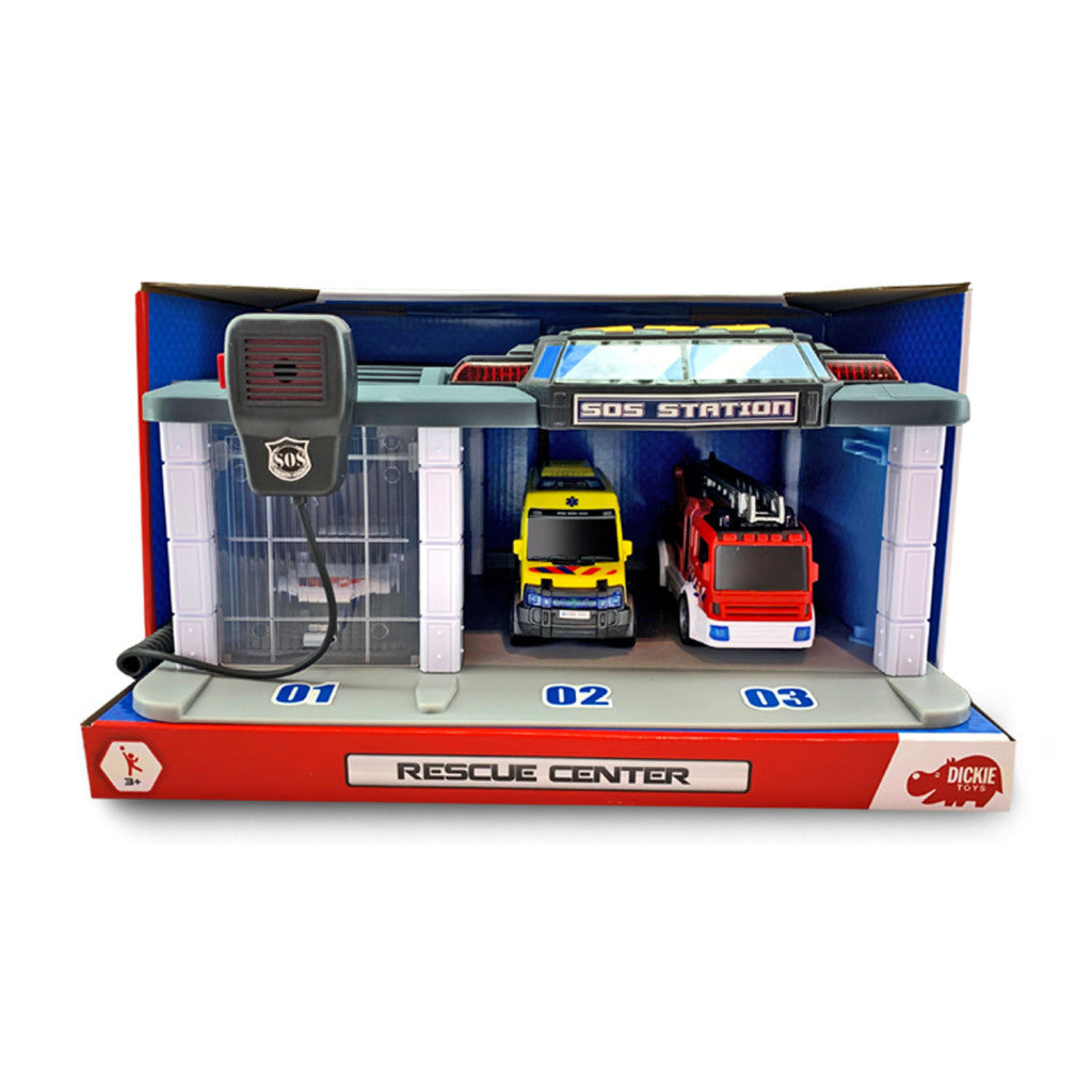 Dickie Toys → Garage Rescue Center → With Light and Sound → For Ages 3+