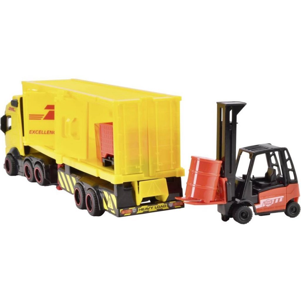 Dickie Toys DHL Truck + Forklift + Light and Sound