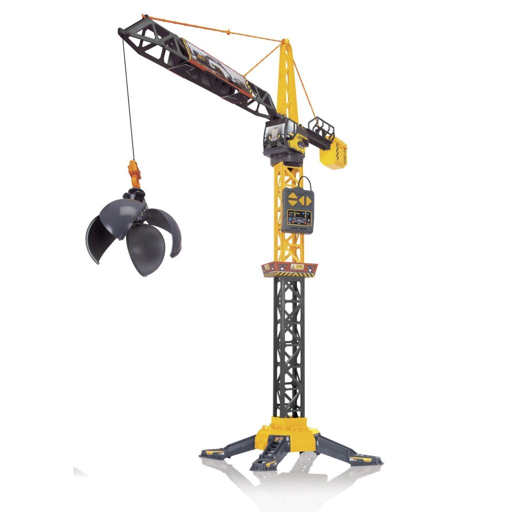 Dickie Toys Crane 120 cm - Realistic Toy Construction Crane for Ages 3+
