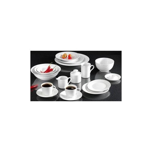 Snap by R & B Suppenteller "BIANCO", aus Porzellan schlichte Form, spülmaschinenfest, Durchmesser: 220 mm, - 6 Stück (78077) afbeelding 1