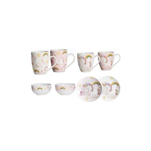 Ritzenhoff & Breker Kaffeebecher "UNICORN", 0,35 l aus Porzellan, spülmaschinengeeignet, - 6 Stück (31676) - 4006344160055 - image 1