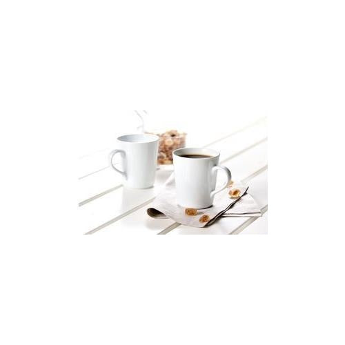 Ritzenhoff & Breker Kaffeebecher VIO, 300 ml, weiß aus Porzellan, spülmaschinenfest, Höhe: 100 mm, - 6 Stück (423501) afbeelding 1