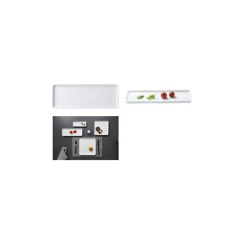 Ritzenhoff & Breker Platte SKAGEN rechteckig, 205 x 75 mm aus Porzellan, spülmaschinenfest, mit Rand - 6 Stück (423983) afbeelding 1
