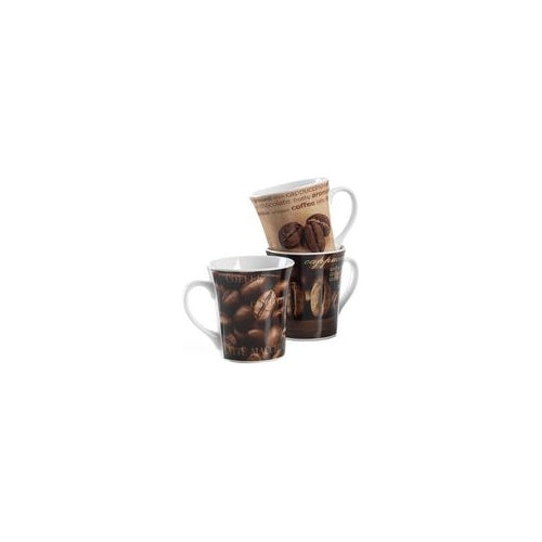 Ritzenhoff & Breker Kaffeebecher "RUSTICA", 0,312 l aus Porzellan, spülmaschinengeeignet, mit Dekor, - 6 Stück (556629) afbeelding 1