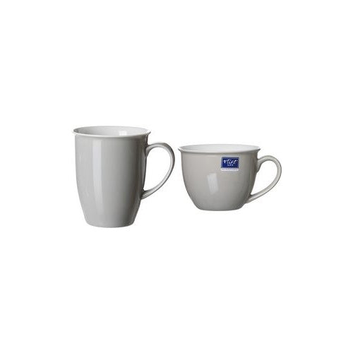 Flirt by R & B Kaffeebecher "GRAU DOPPIO", Porzellan, 0,32 l spülmaschinenfest - 6 Stück (576801) afbeelding 1