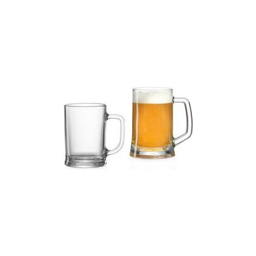 Ritzenhoff & Breker Bierkrug LEO, 0,5 Liter aus Kalk-Soda, spülmaschinenfest, Höhe: 130 mm, - 4 Stück (818321) afbeelding 1
