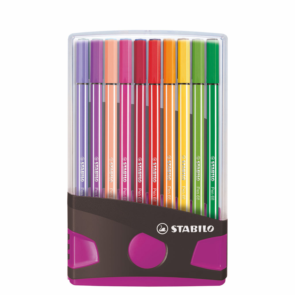 Stabilo Pen 68 in 20 Colors Anthracite/Pink