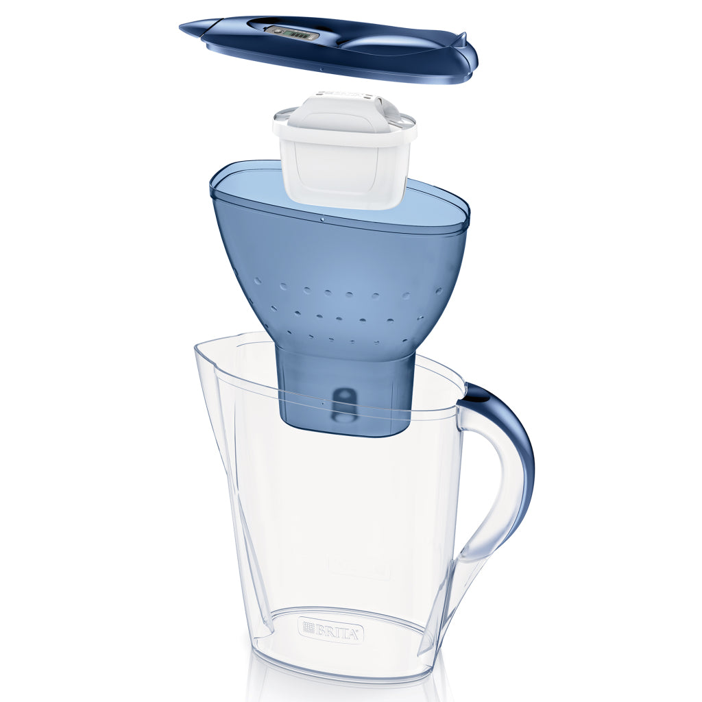Brita Marella Water Filter Jug 2.4 L Blue with MAXTRA PRO Filter