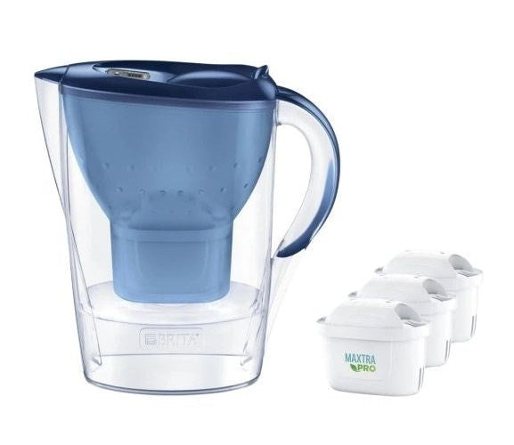 Brita Marella+3 Maxtra Pro PP filter jug (2.4 l; blue) afbeelding 3