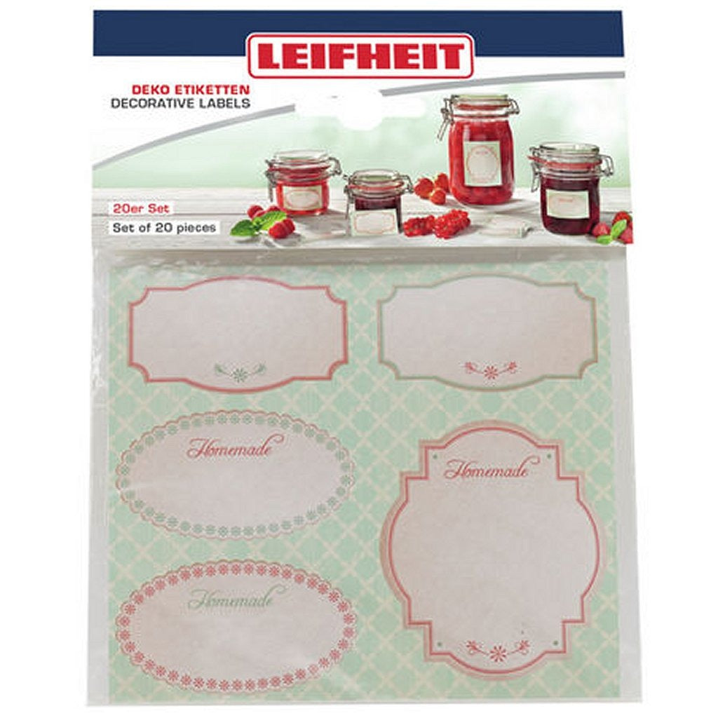 Leifheit Self-Adhesive Decorative Labels Pastel 20 Pieces - Model 3217