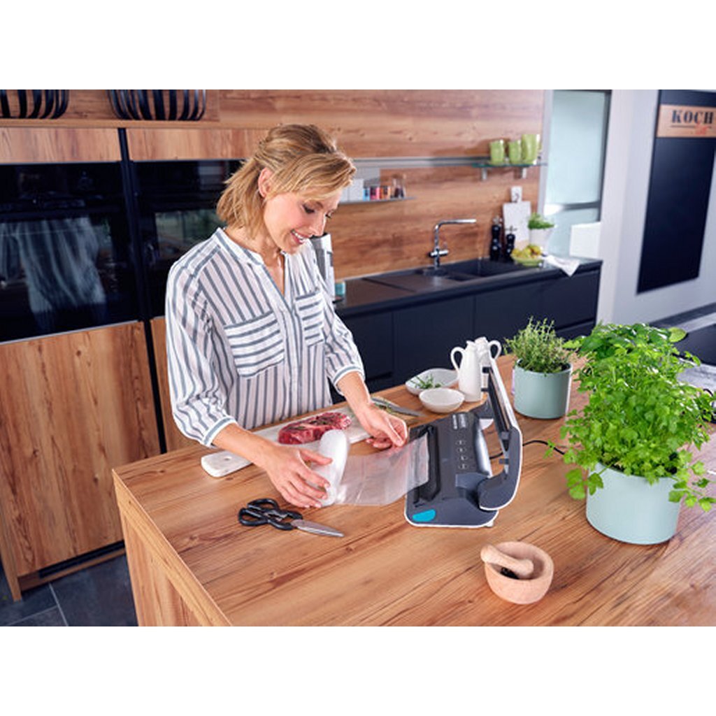 Leifheit Vacuum Film Roll 30x600 cm - Suitable for Food Storage and Sous Vide
