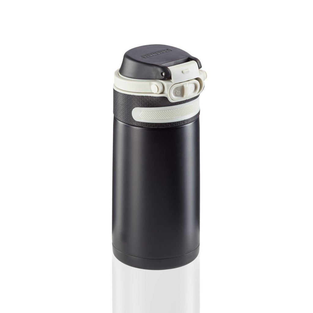 Leifheit Flip Insulated Beaker 3243 - 350 ml Black Thermal Mug