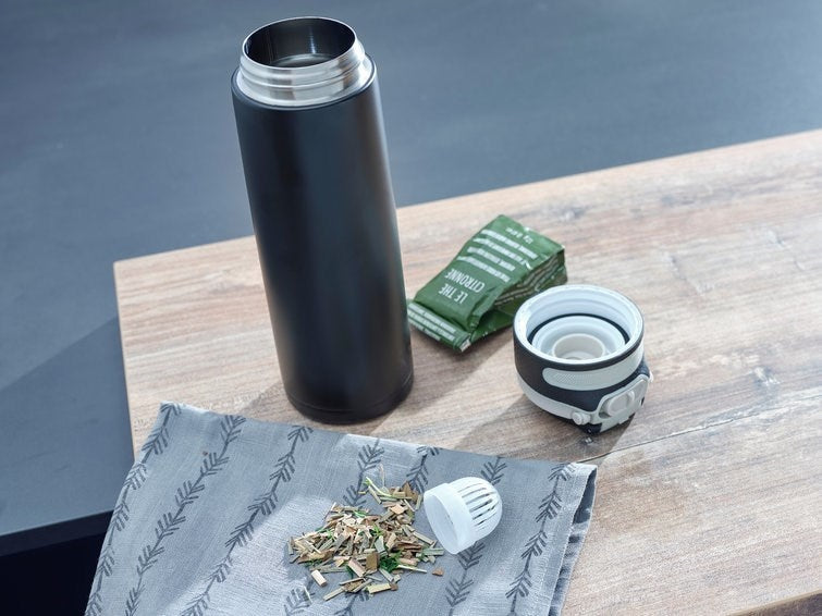 Leifheit 03271 travel mug 600 ml Black Stainless steel afbeelding 1