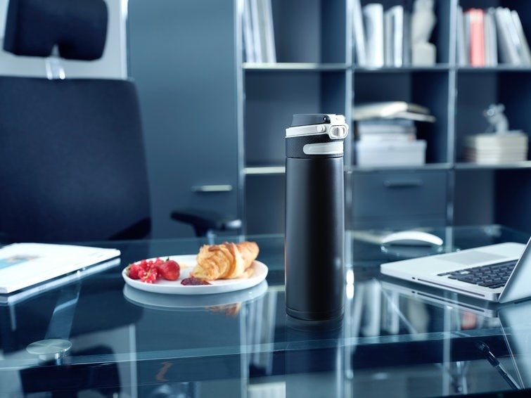 Leifheit 03271 travel mug 600 ml Black Stainless steel afbeelding 2