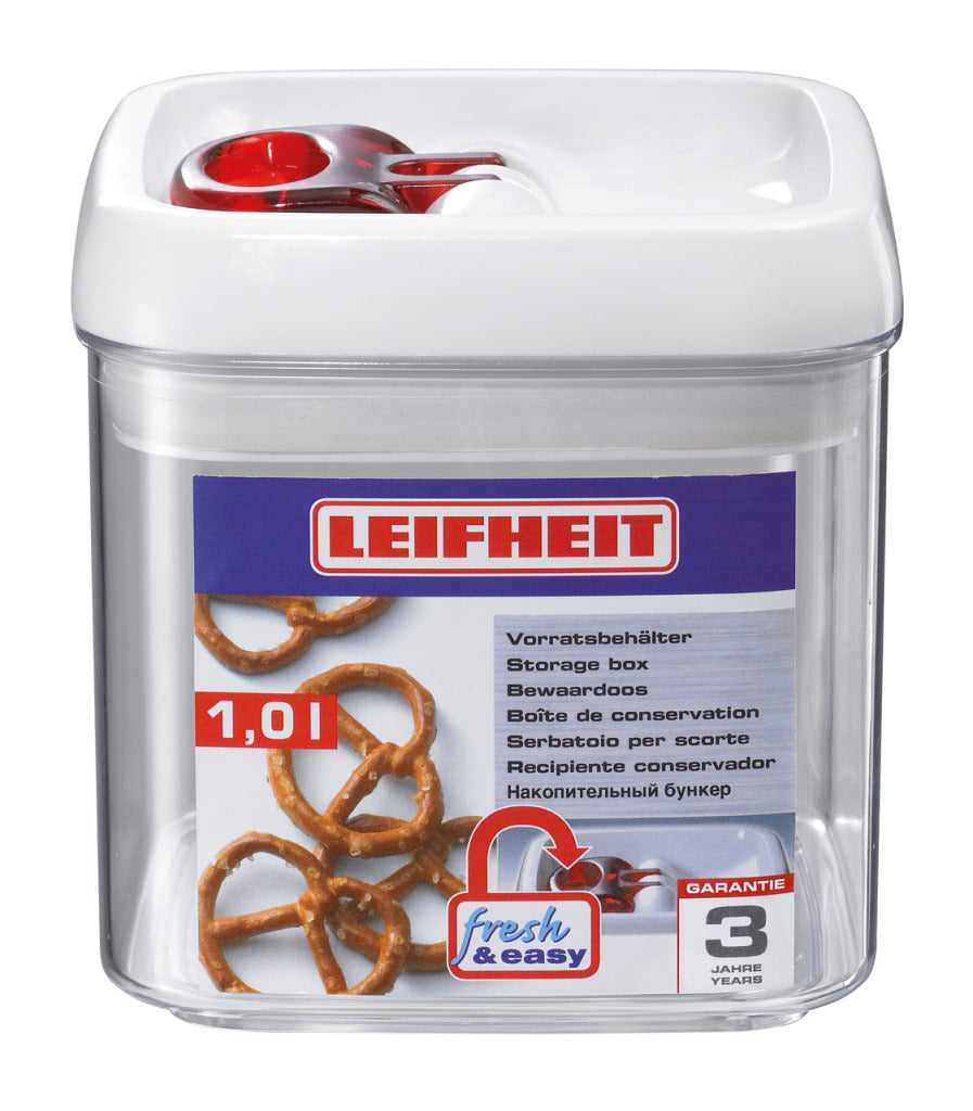 Leifheit Storage Can Fresh & Easy 1.0 L Square Container