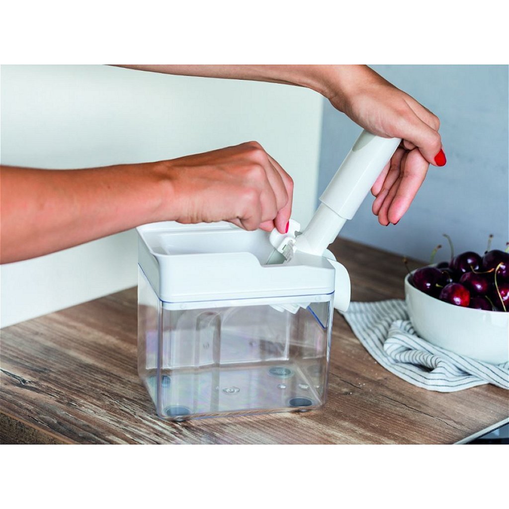 Leifheit Cherry Stoner 37211 - White/Transparent Cherry Pitter