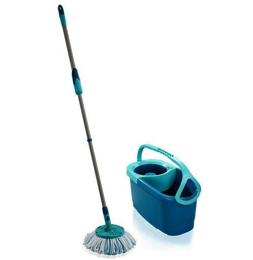 LEIFHEIT Clean Twist Disc Mop Wischsystem & -eimer Einzeltank Blau (52101) - 4006501521019 - image 1