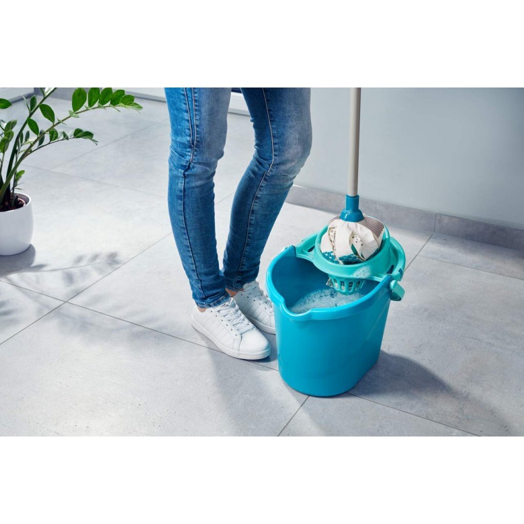 Leifheit Power Mop 3in1 Set with 12 L Bucket and Wringer
