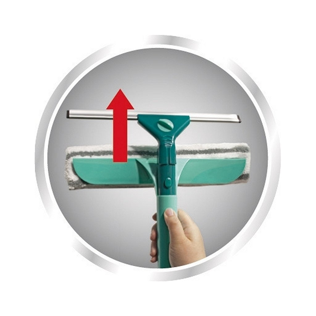 Leifheit Classic Window Wiper with Telescopic Handle - 30 cm