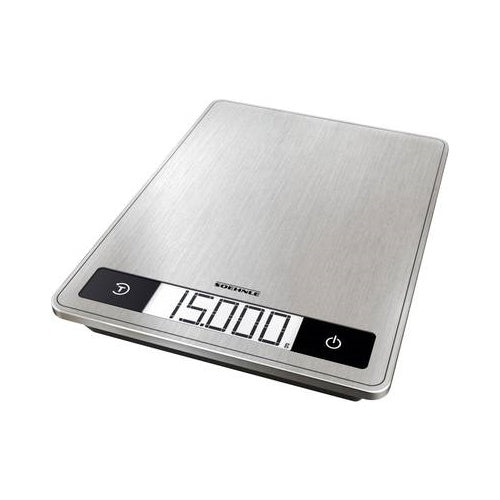 Soehnle KWD Page Profi 200 Digitale Küchenwaage digital, mit Wandbefestigung Wägebereich (max.)=15 kg Edelstahl (61509) afbeelding 1