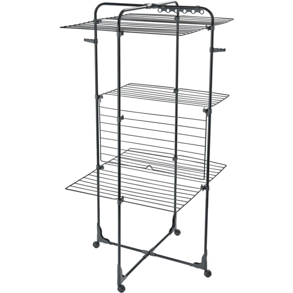 Leifheit Classic Drying Tower 34 m Drying Length Black